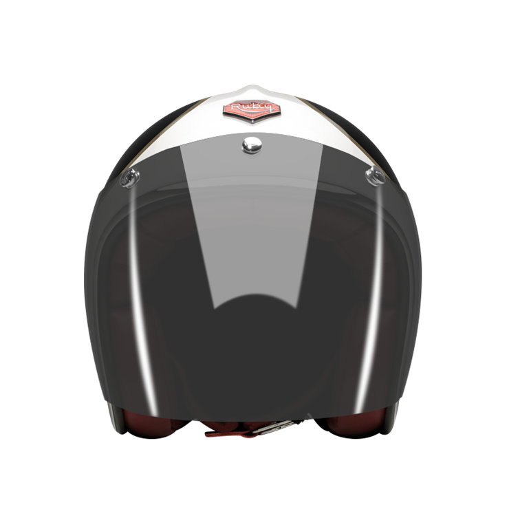 Open-Face-Bonneville-helmet-front-Dark-brown