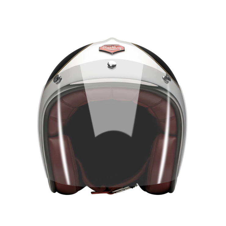 Open-Face-Bonneville-helmet-front-Transparent