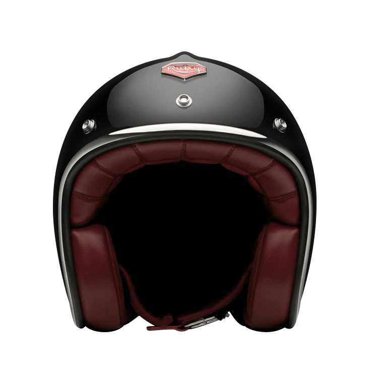 Open Face St Germain Front Of Ruby Helmet