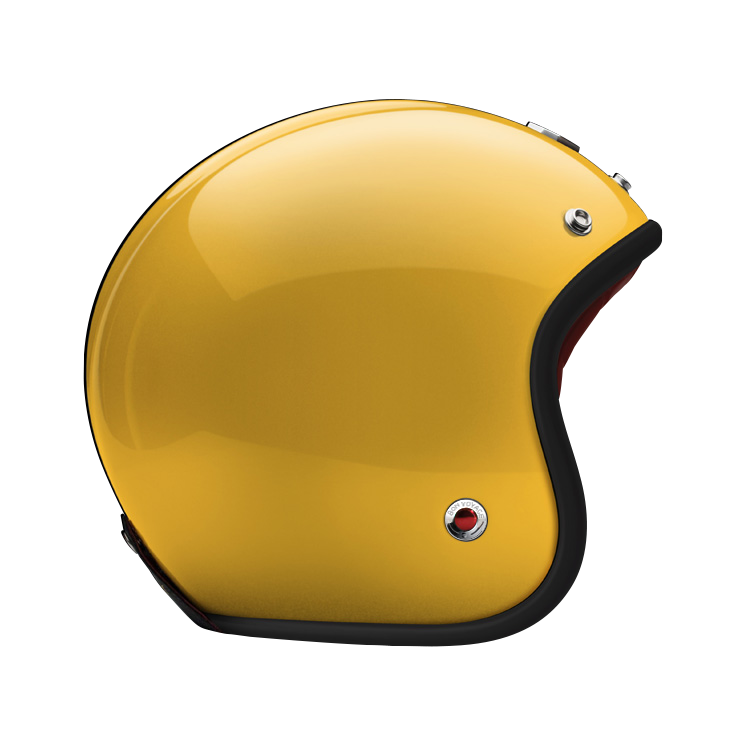 Side View of Ruby Open Face Louis Lumière Helmet