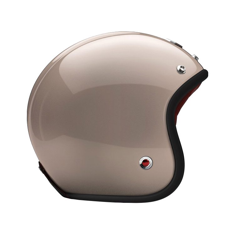 Side View of Ruby Open Face Paradis Helmet