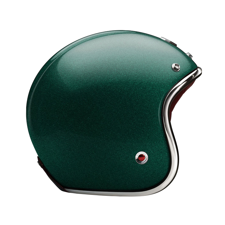 Side View of Ruby Open Face Bagatelle Helmet