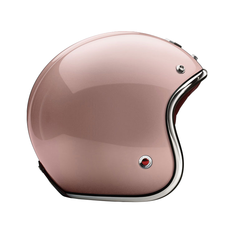 Side View of Ruby Open Face Cambon Helmet