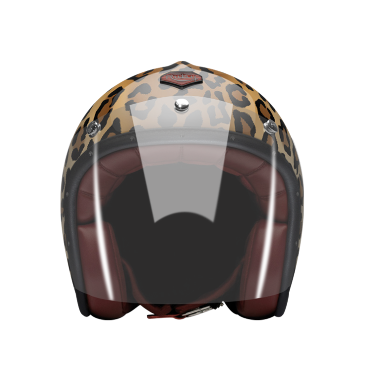 Open_Face_Leopard_helmet_front_Transparent