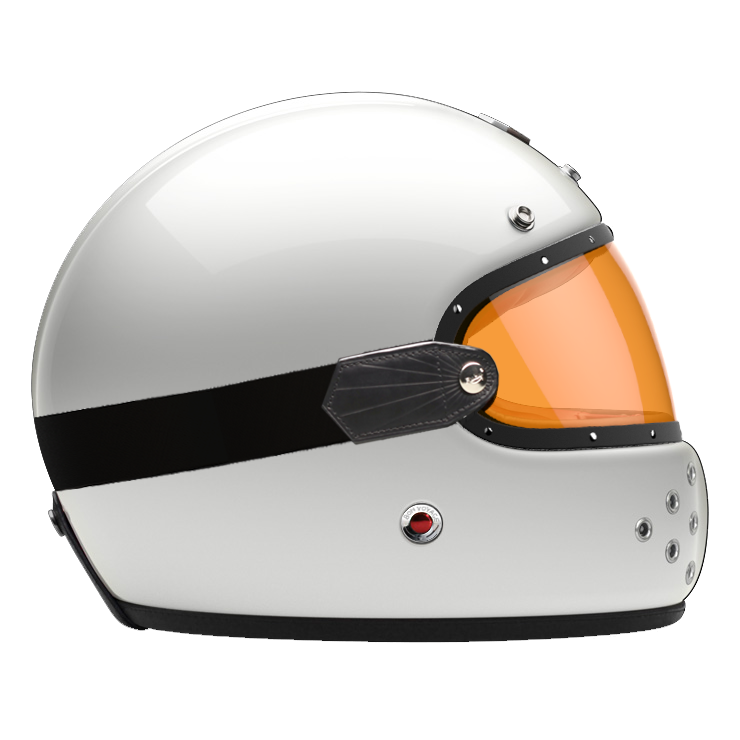 Full face helmet yellow Visor