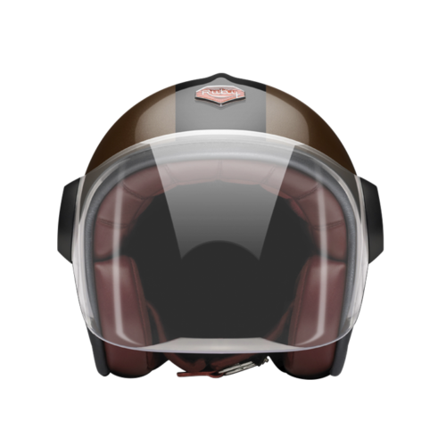 Jet Algiedi Prima-helmet-front-clear smoke