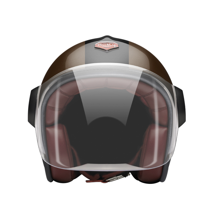 Jet Algiedi Prima-helmet-front-clear smoke