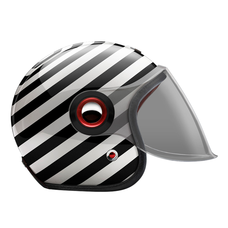 Jet Arago-helmet-side-Light smoke