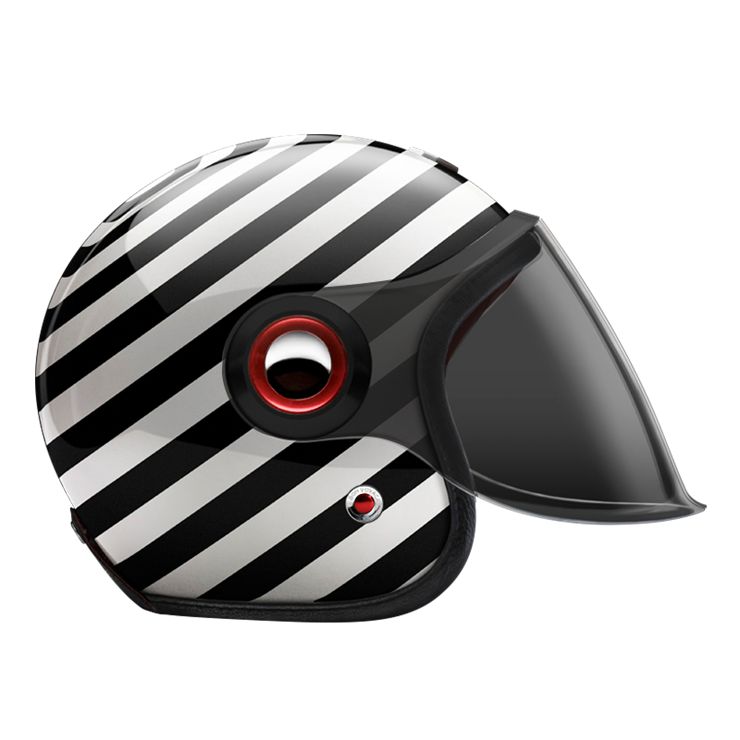 Jet Arago-helmet-side-dark smoke