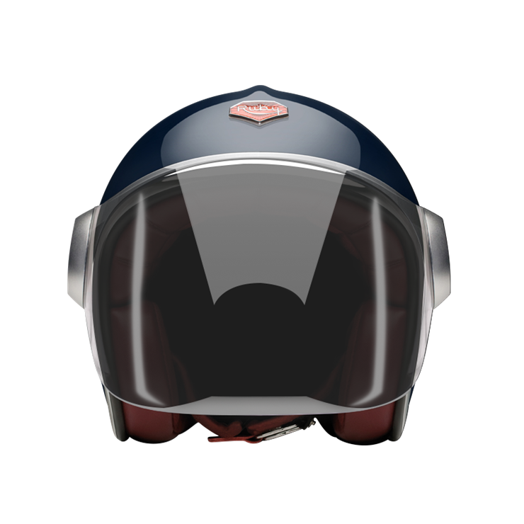 Jet Franc Bourgeois-helmet-front-dark smoke