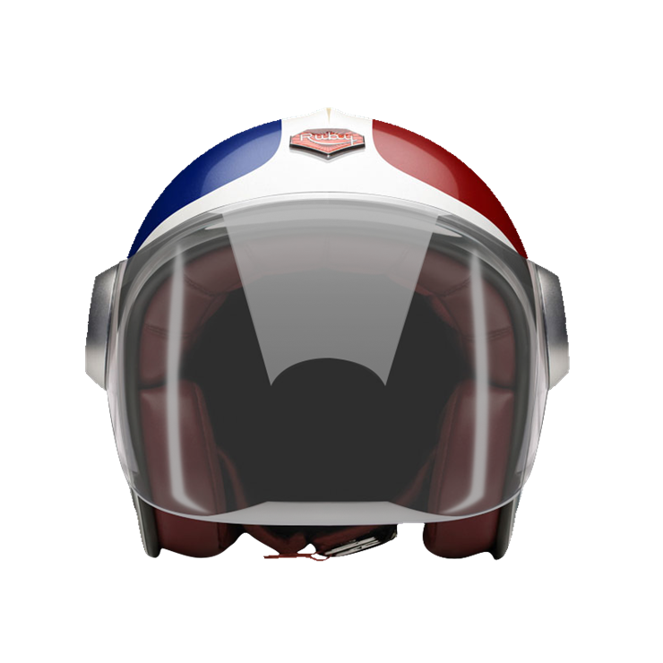 Jet France-helmet-front-Light smoke