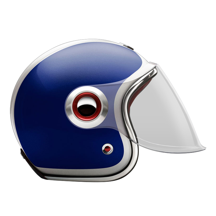 Jet France-helmet-side-clear smoke