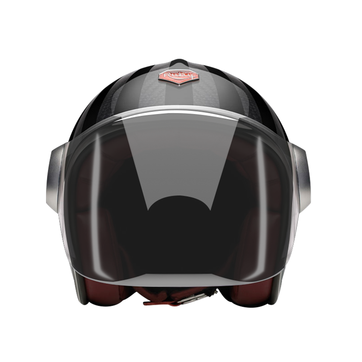 Jet Ginza-helmet-front-dark smoke