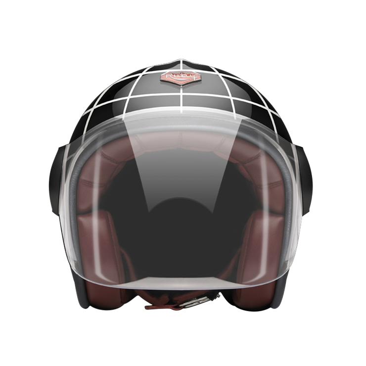 Jet Greenwich-helmet-front clear smoke