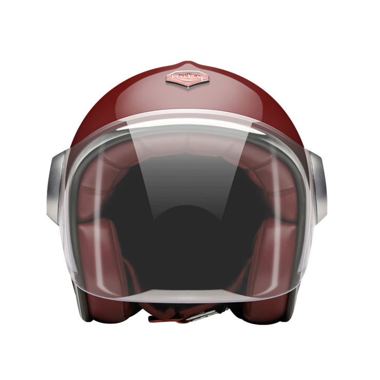Jet Herold-helmet-front clear smoke