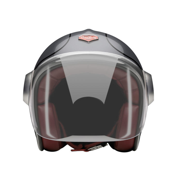 Jet Matignon-helmet-front-Light smoke