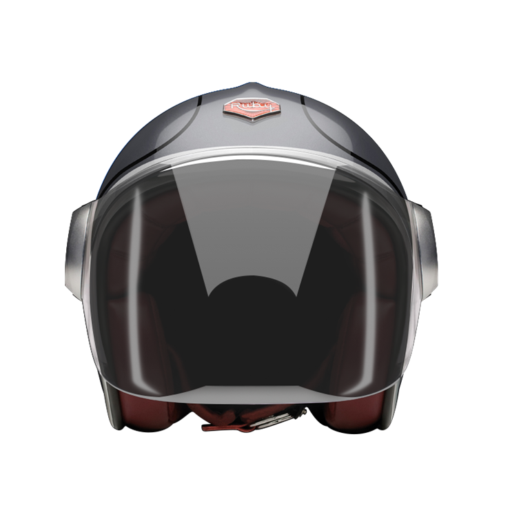 Jet Matignon-helmet-front-dark smoke