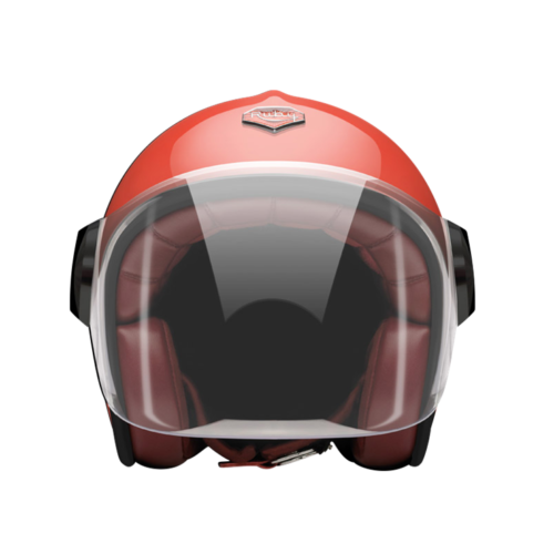 Jet Mazarine-helmet-front-clear smoke