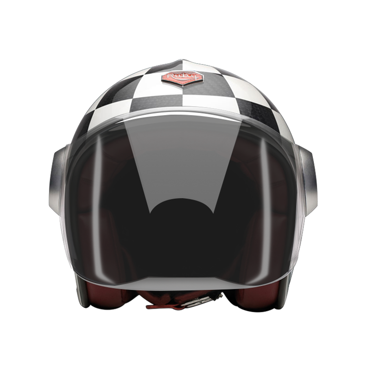 Jet Montlhery-helmet-front-dark smoke