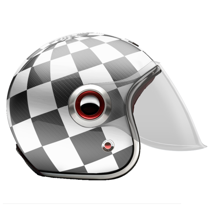 Jet Montlhery-helmet-side-clear smoke