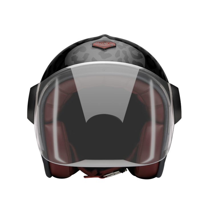 Jet Panther-helmet-front-Light smoke