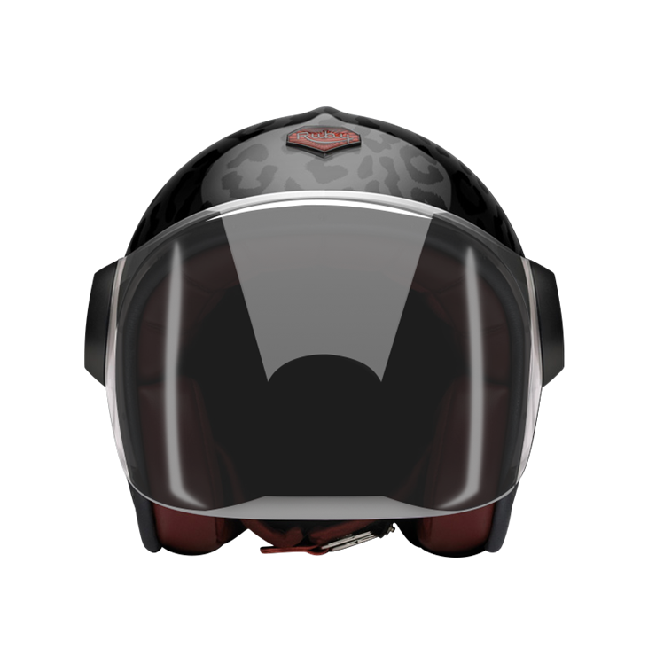 Jet Panther-helmet-front-dark smoke