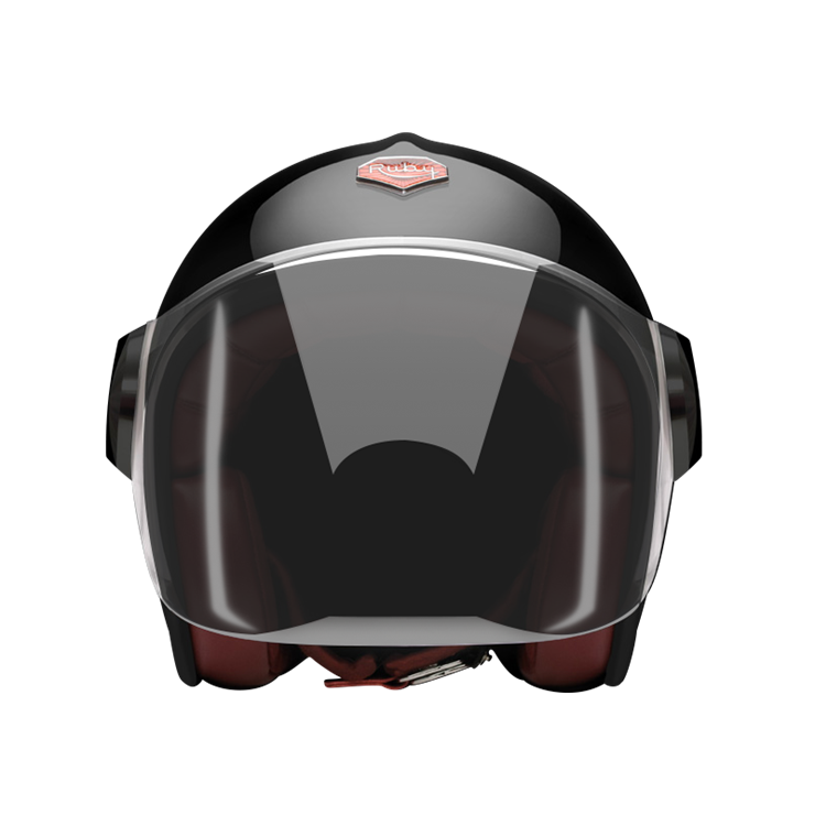Jet Raspail-helmet-front-dark smoke