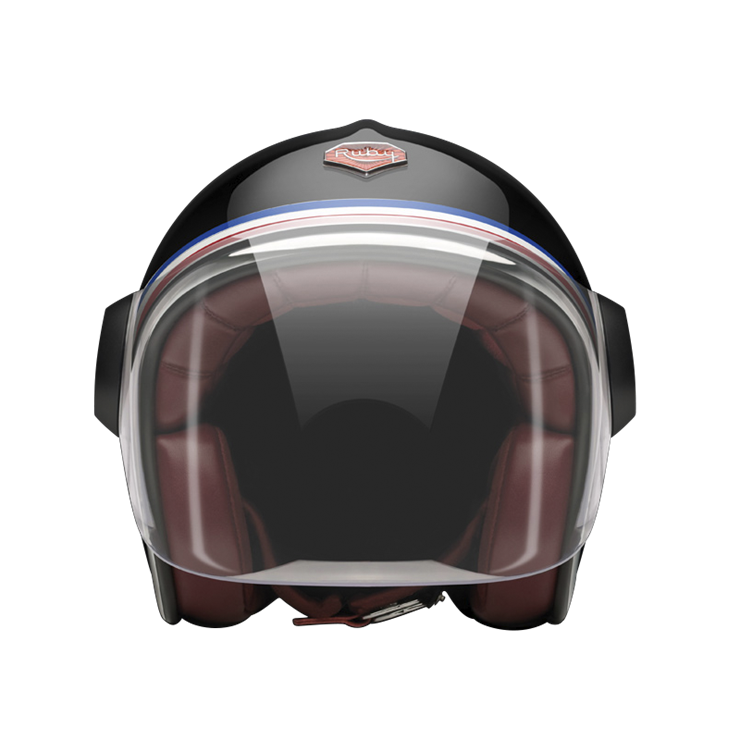 Jet Revolution-helmet-front clear smoke
