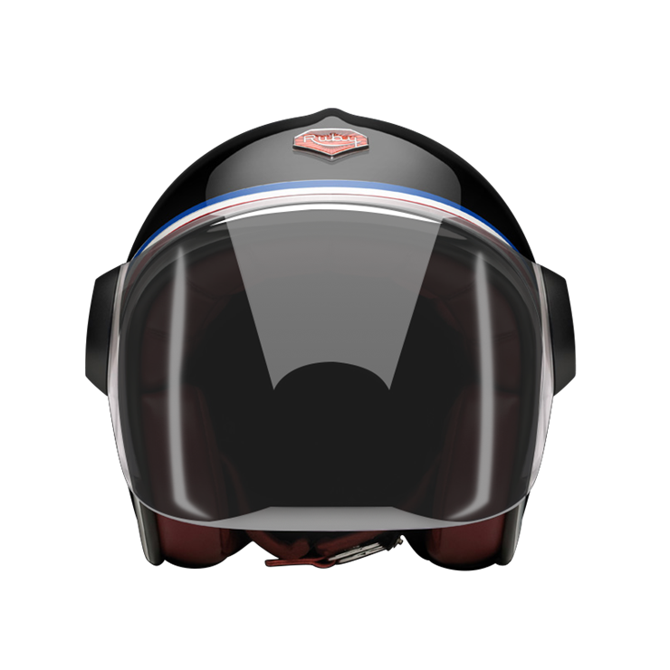 Jet Revolution-helmet-front dark smoke
