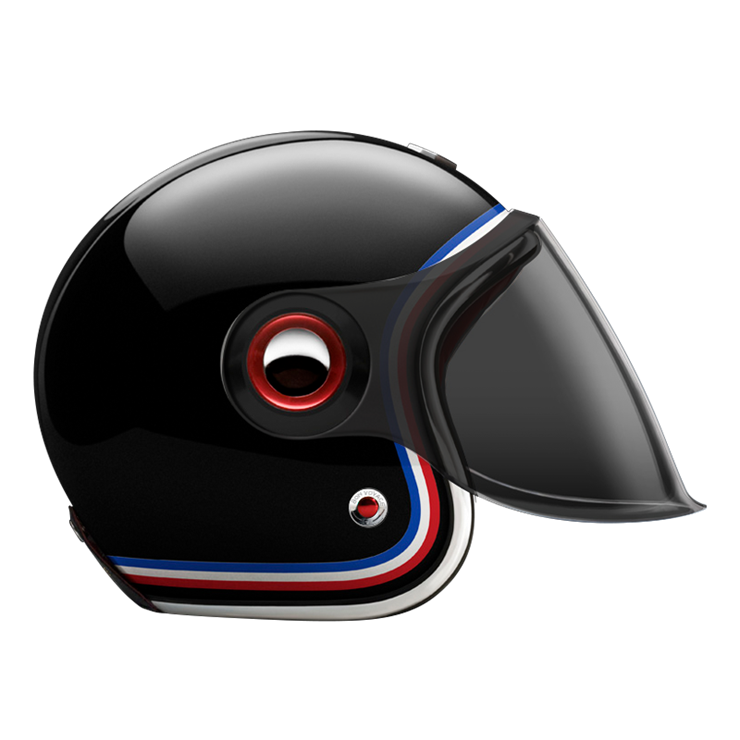 Jet Revolution-helmet-side dark smoke