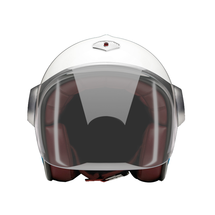 Jet Spandau-helmet-front-Light smoke