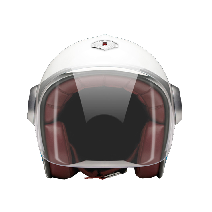 Jet Spandau-helmet-front-clear smoke