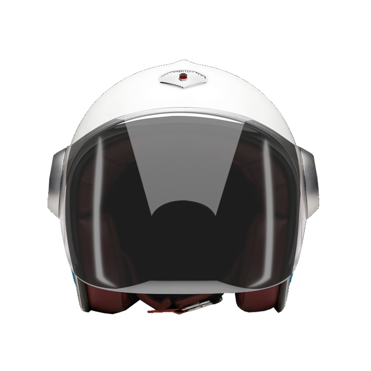 Jet Spandau-helmet-front-dark smoke