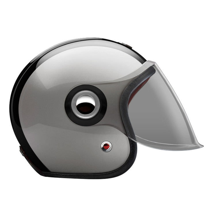 Jet Vega-helmet-side-Light smoke