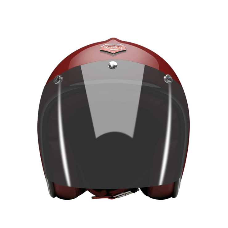 Ope-Face-Herold-helmet-front-Dark-brown