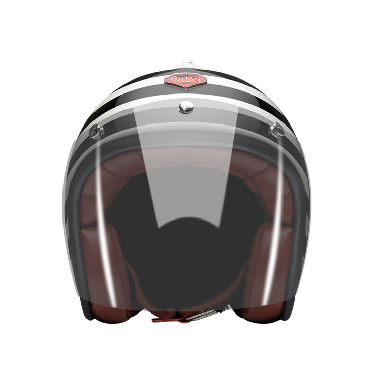 Open Face Arago-helmet-front-Light smoke