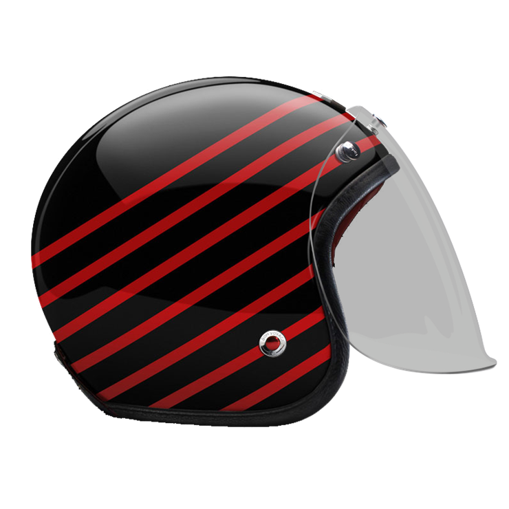 Open Face Arsenal-helmet-side-Light smoke