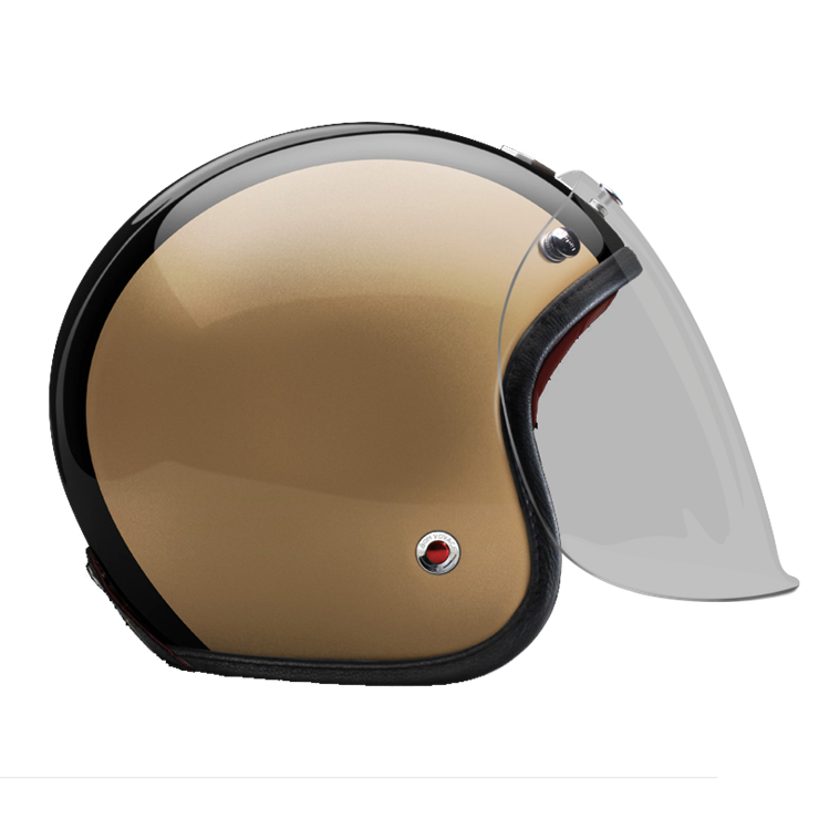 Open Face Asterion-helmet-side-Light smoke