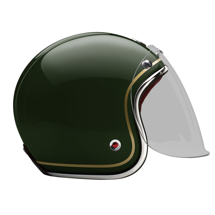 Open Face Auteuil-helmet-side-Light smoke