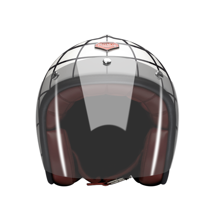 Open Face Barbican-helmet-front-Light smoke