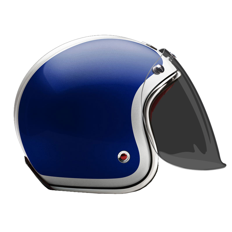 Open-Face-France-helmet-side-Dark-brown