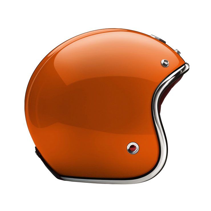 Side View of Ruby Open Face Ménilmontant Helmet
