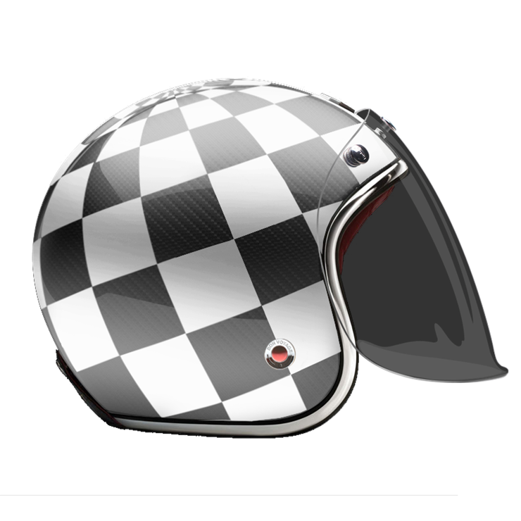 Open_Face_Montlhery_helmet_side_Dark_brown