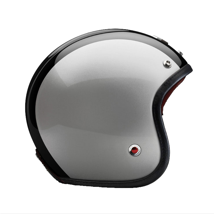 Side View of Ruby Open Face Vega Helmet