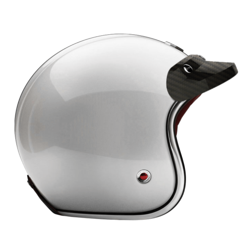 Peak visor glossy varnished carbon Of Ruby Helmet-P