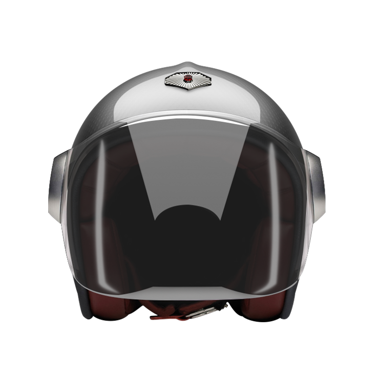 Jet Glace Noire-helmet-front-dark smoke