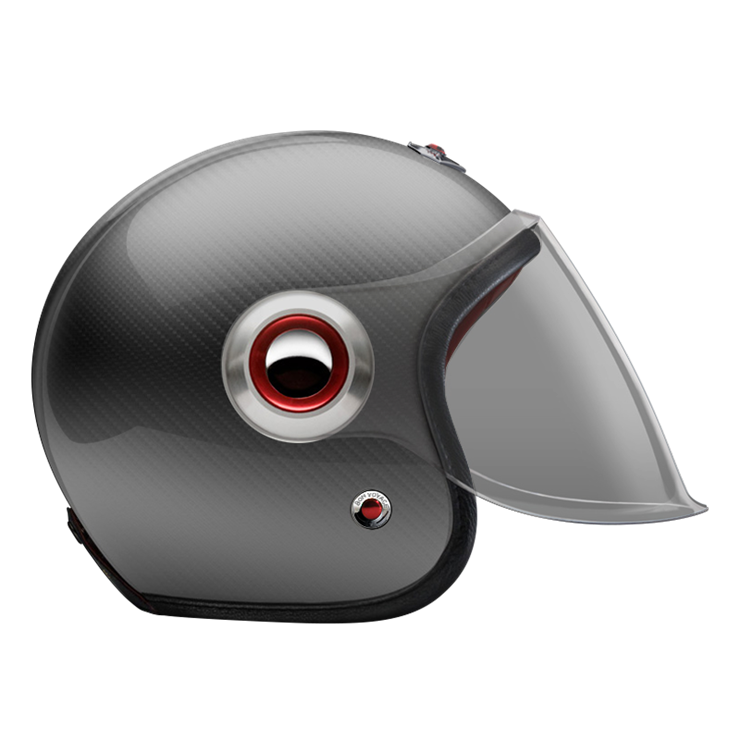 Jet Glace Noire-helmet-side-Light smoke