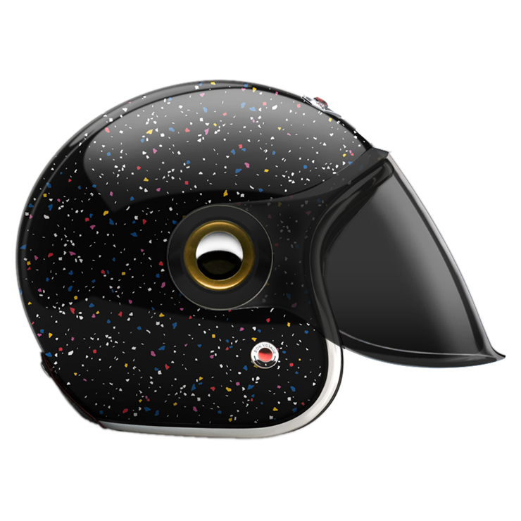 Jet Cosmos Black-helmet-side-dark smoke