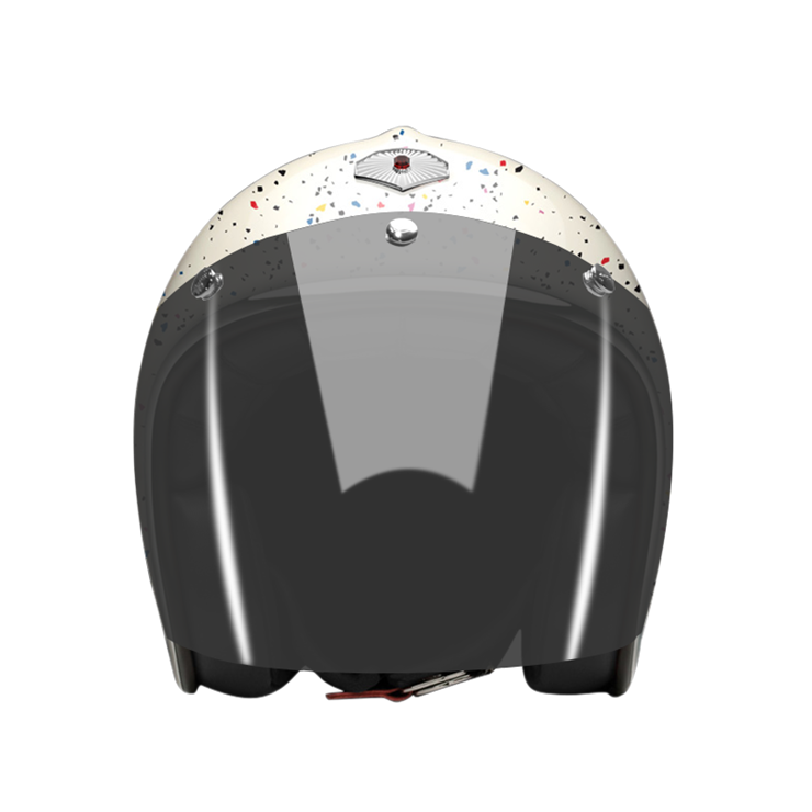 Open-Face-Cosmos-white-helmet-front-Dark_brown