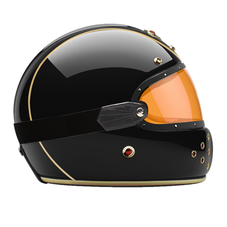 Full Face Variant Gold-helmet-side-orange